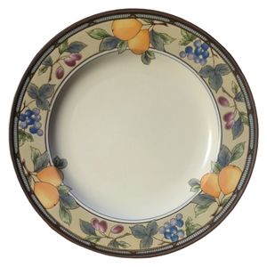 1 Vtg 90s Mikasa GARDEN HARVEST Intaglio #CAC29 Salad Dessert Plate Oven Proof